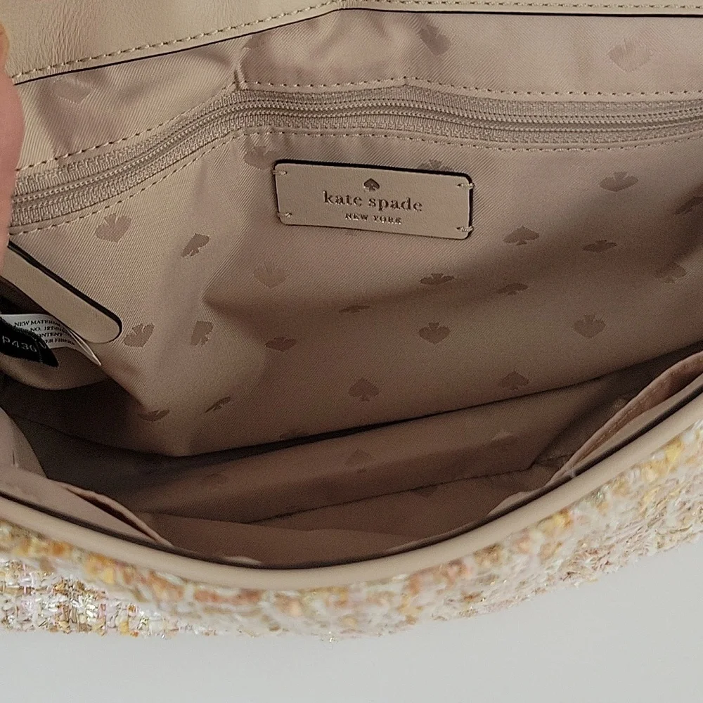Kate Spade Briar Lane Quilted Tweed Mini Emelyn Bag NWOT! - Picture 9 of 15